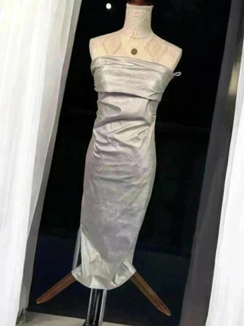 Robe bandeau argenté🌹 38🌹
