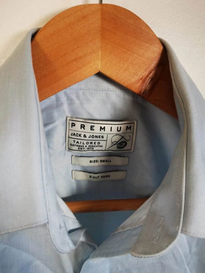 C34 chemise bleu jack & Jones S - photo numéro 3