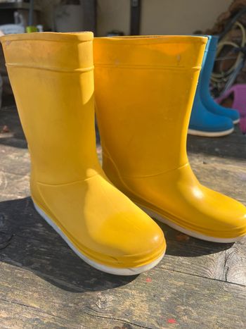 Botte de pluie jaune tribord taille 30