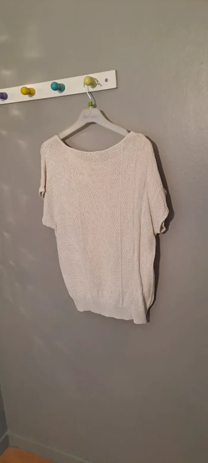 Débardeur blanc - Marque inconnue - Taille 40 - Bon état. - photo numéro 10