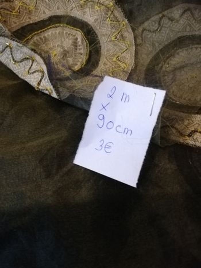 Tissus vert kaki 2mx90cm - photo numéro 5