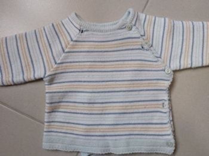 Pull gilet brassière 3 mois - photo numéro 2