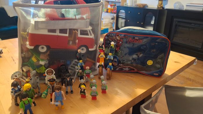 Gros lot légos  avec vehicules et figurines - photo numéro 2