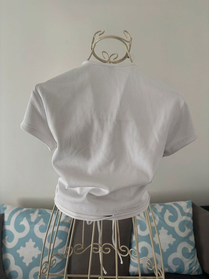 Top blanc H&M Divided - Taille S - photo numéro 5
