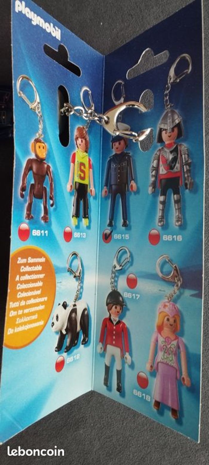 Porte clés Neuf Policier Playmobil - photo numéro 3