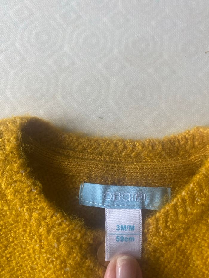 Gilet chaud moutarde - photo numéro 2