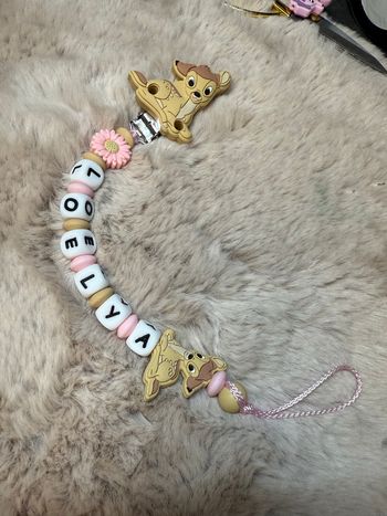 Attache tétine bambi