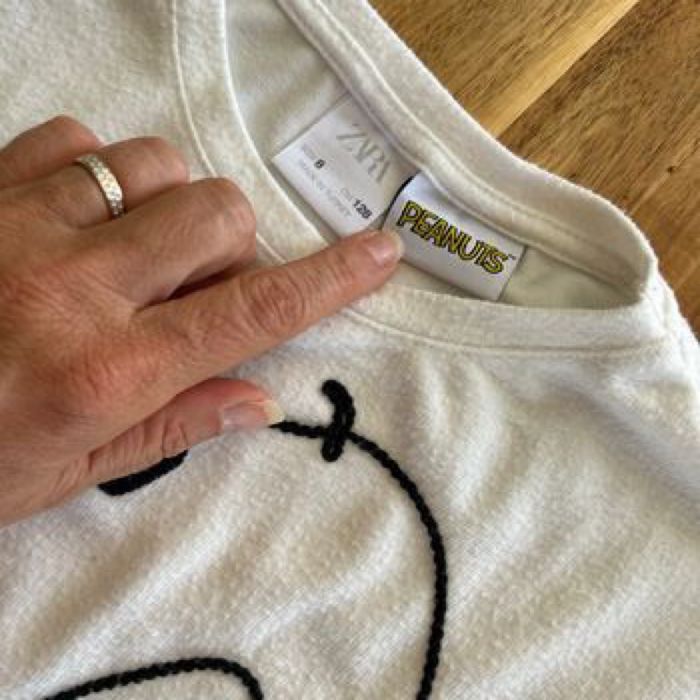 Pull léger ZARA 8 ans « Peanuts » - photo numéro 2