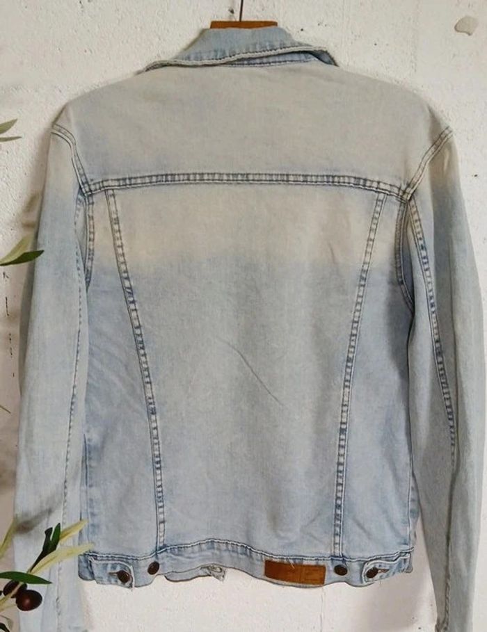 🩵 Veste en jean bleu clair – Zara Man – Taille M - photo numéro 6