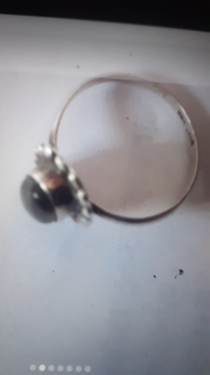 Bague  argent  925 ovale  pierre de lune hecate - photo numéro 4