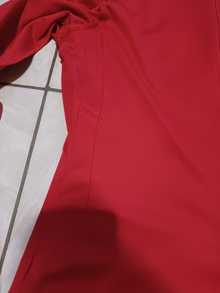 Body rouge manches longues Zara - photo numéro 6