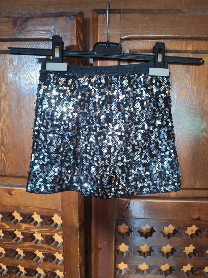Jupe kiabi 5 ans sequins brillant pailleté