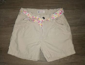 Short beige 4 / 5 ans H & M #Fille4ans