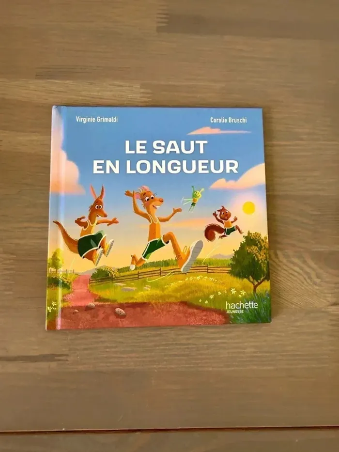 Livre "Le saut en longueur" de Virginie Grimaldi et Coralie Bruschi