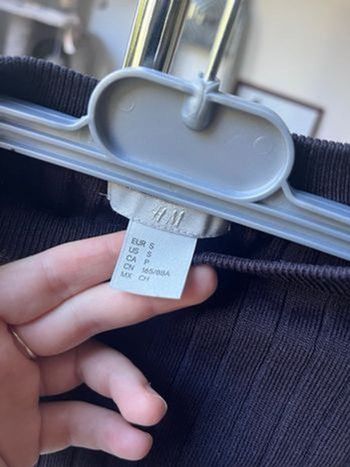 Pull côtelé H&M noir 