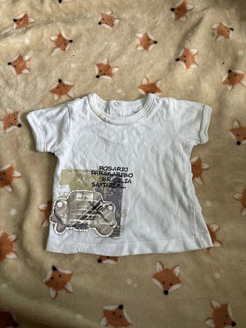 T-shirt blanc garçon 3 mois