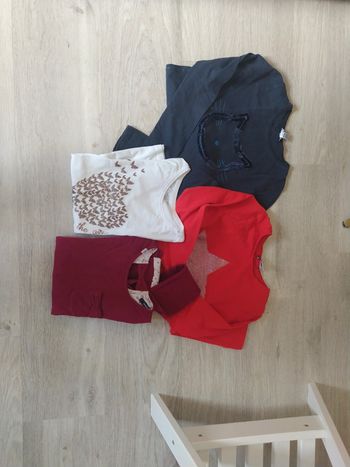 4 hauts manches longues 10 ans