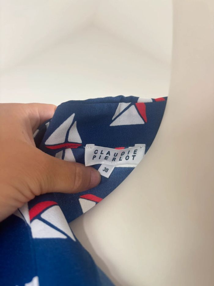 Chemisier bateaux T38 Claudie Pierlot - photo numéro 5