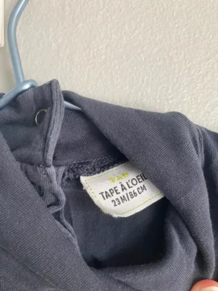 Sous-pull col montant fille – Tape à l’œil – 23 mois / 86 cm - photo numéro 2