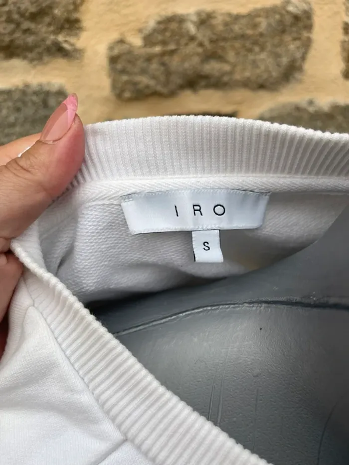 Sweat blanc - Iro - photo numéro 4