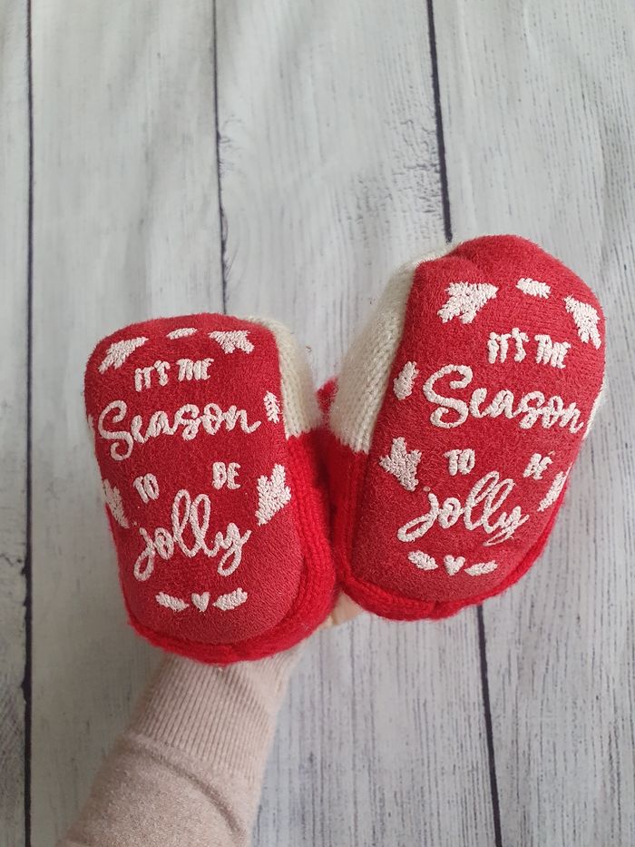 Chaussons de noel 9/12 mois - photo numéro 4