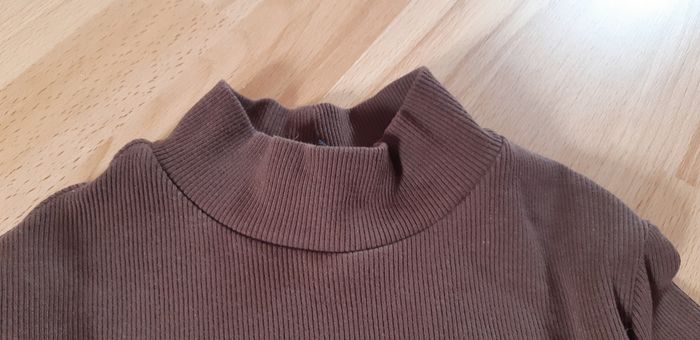 Tee-shirt taille S manches longues Jennyfer marron - photo numéro 3