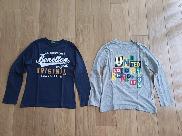 Lot de 2 tee-shirts Benetton à ML