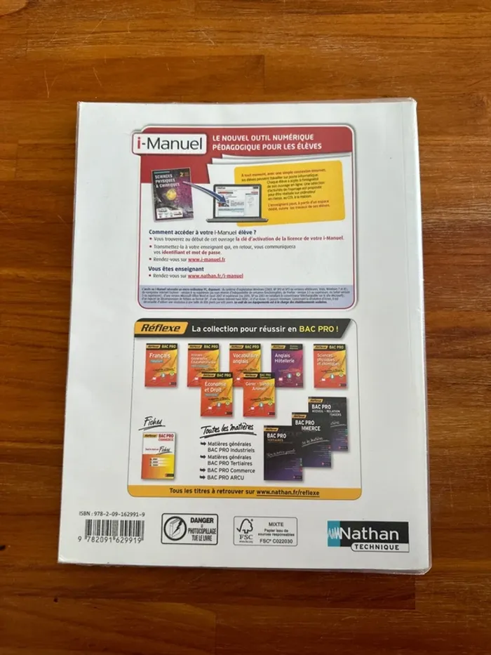 Livre science, physique et chimie, seconde bac pro - photo numéro 3