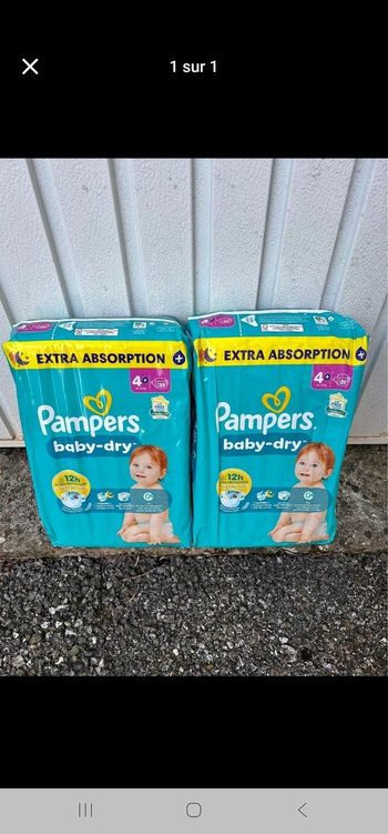 Couches pampers