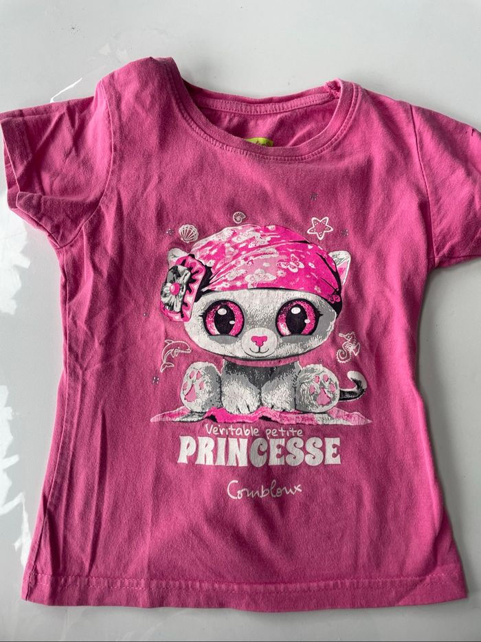 T-shirt fille 6 ans véritable princesse
