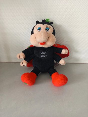 Peluche coccinelle vintage