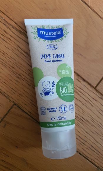 Crème de change Mustela bio 75mL