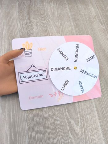 La roue des jours de la semaine