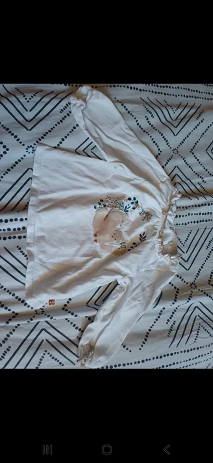 T-shirt okaïdi 12 mois