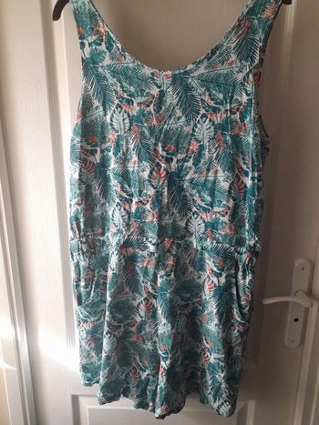 Combishort feuillage tropical 48