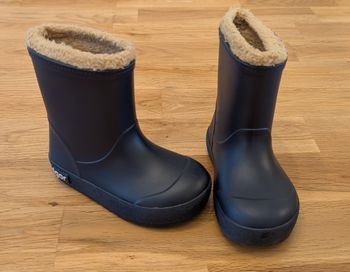 Bottes de pluie fourrées Igor Yogi Borreguito bleue