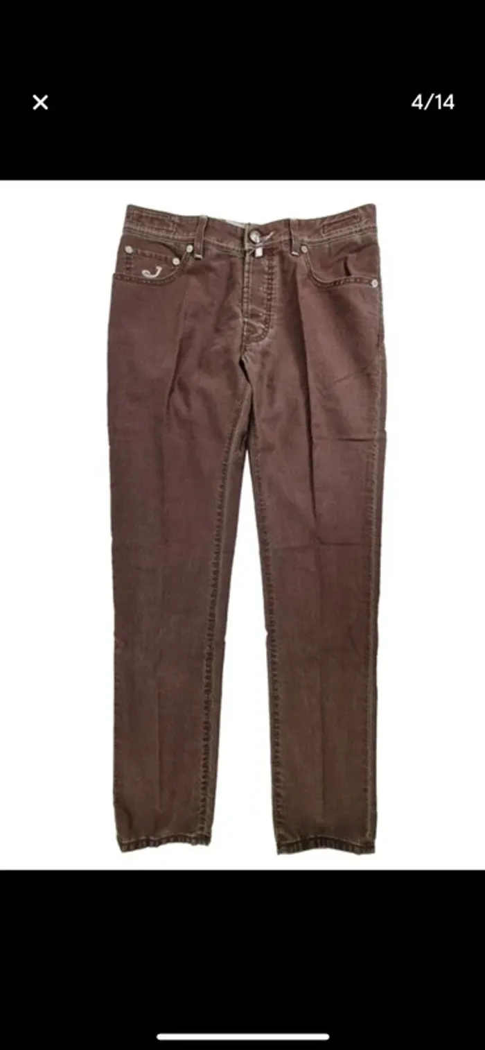 Jacob Cohen jean’s marron - photo numéro 3