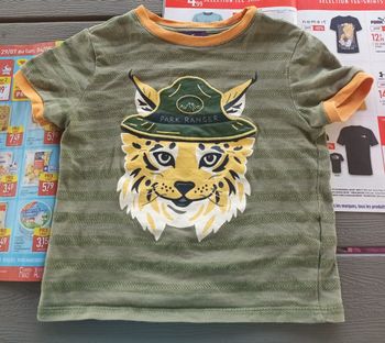Tee-shirt lynx sergent major 3 ans