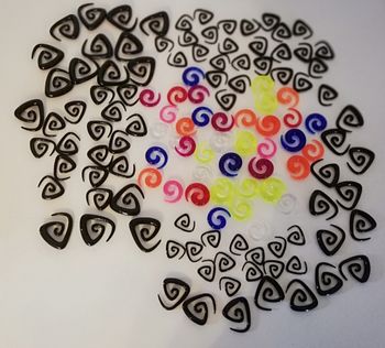 Lot de 127 écarteurs spirales toutes tailles