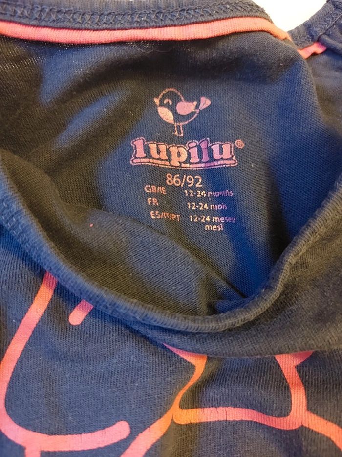 Lot 3 t-shirts Lupilu 12-24 mois - photo numéro 2