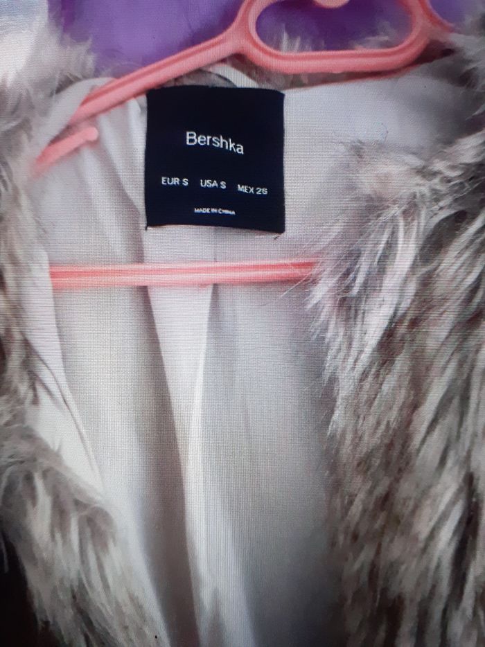 Veste chaude fausse fourure double 36 38 - photo numéro 9