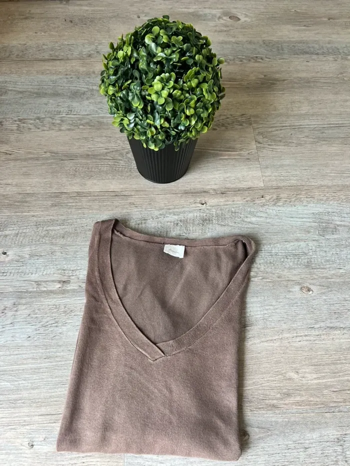 Pull fin femme M