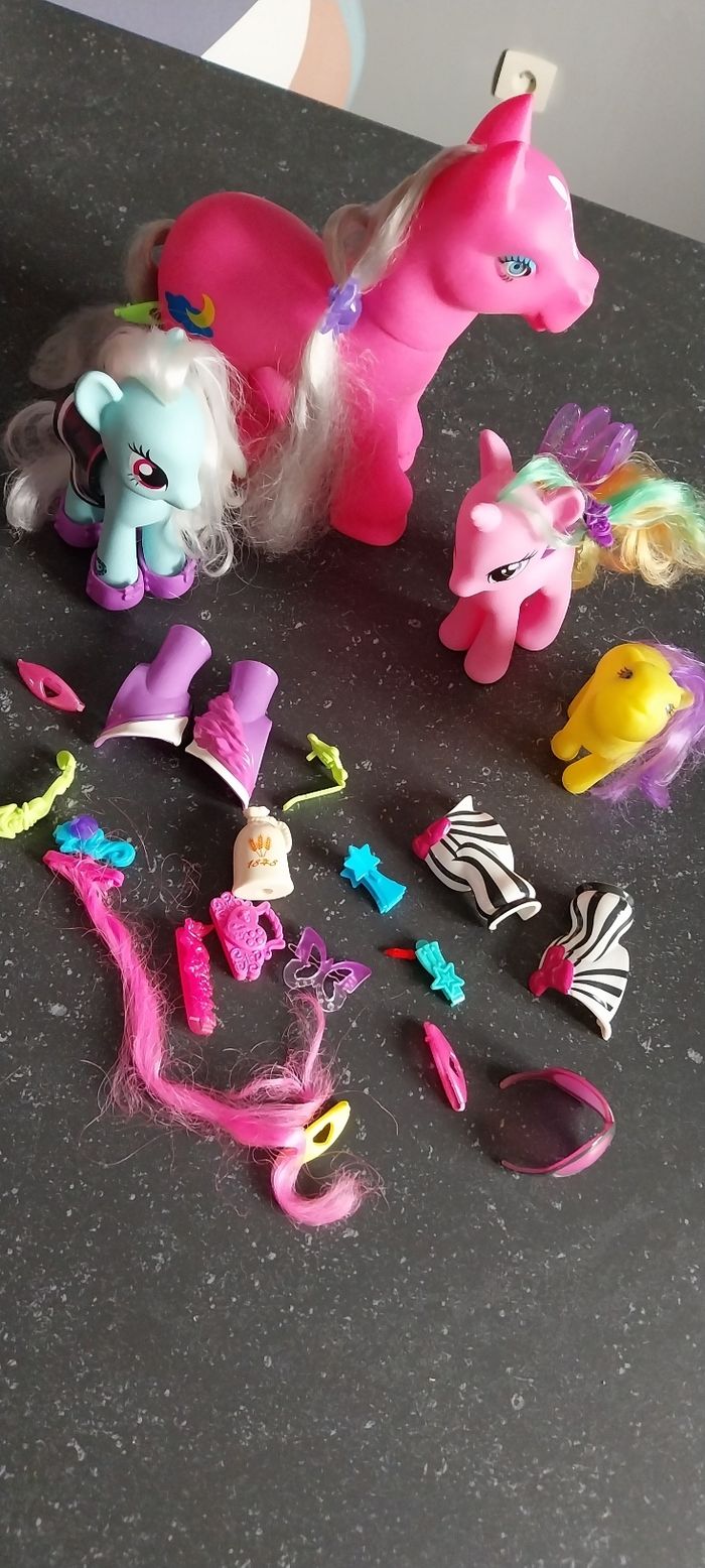 Lot de 5 poneys avec accessoires - photo numéro 10