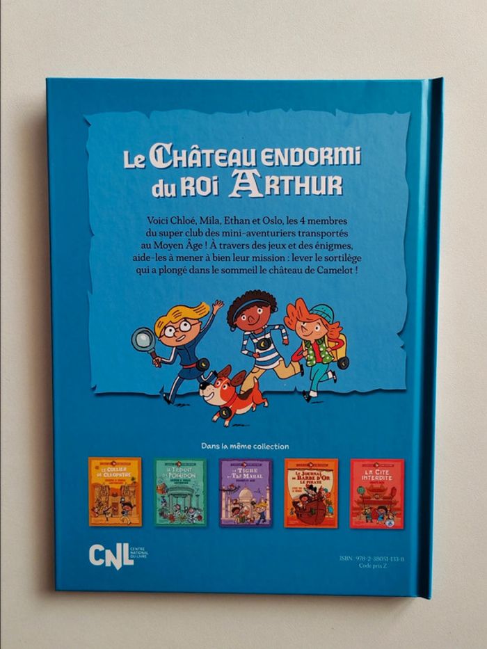 Livre Mcdo (Le super club des mini-aventuriers) - Le château endormi du roi Arthur - Enigme et jeux - photo numéro 2