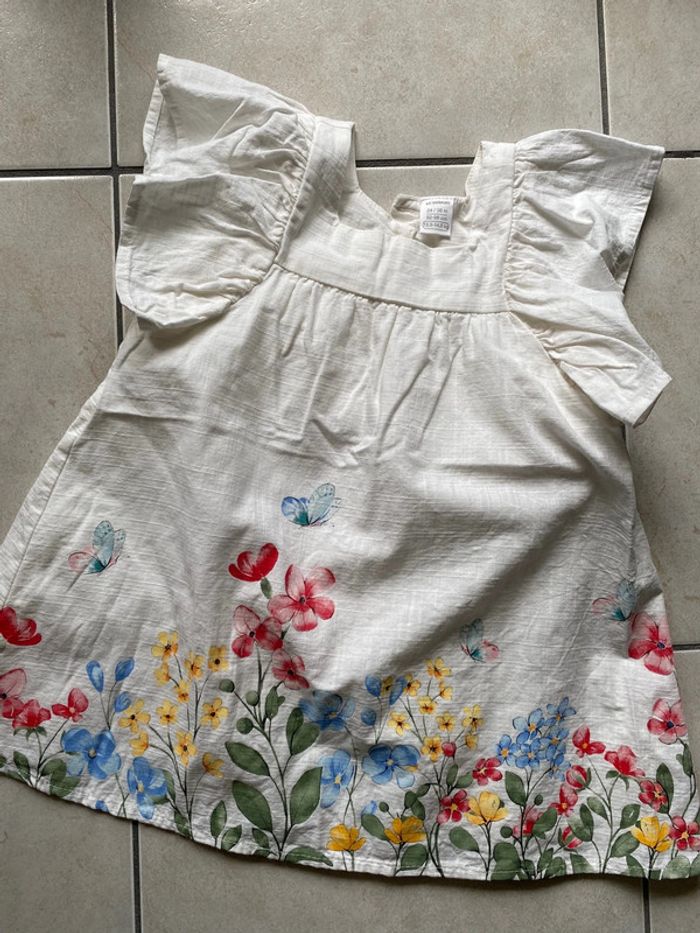 Robe effet lin fille 24/36 mois - photo numéro 3