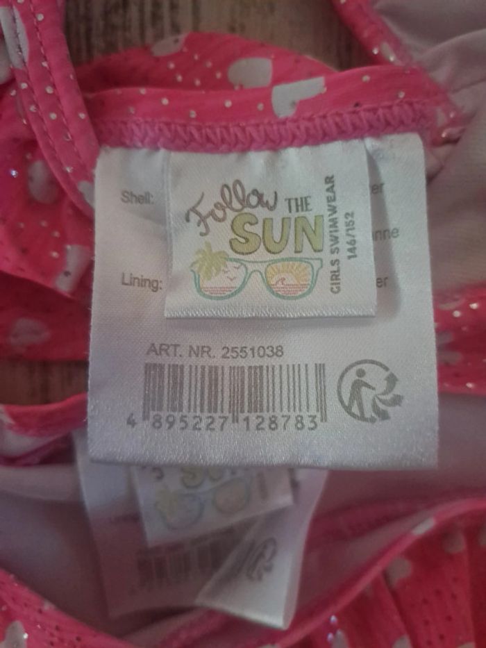 Maillot de bain brillant à cœur et froufrou - photo numéro 4