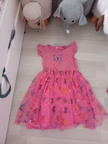 Robe papillon 5 ans