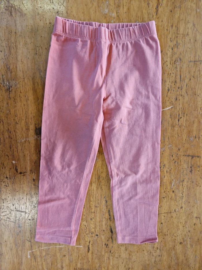 Legging court fille TAO rose uni 116 cm