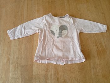 Tee-Shirt Manches Longues Obaïbi Fille 6 Mois 