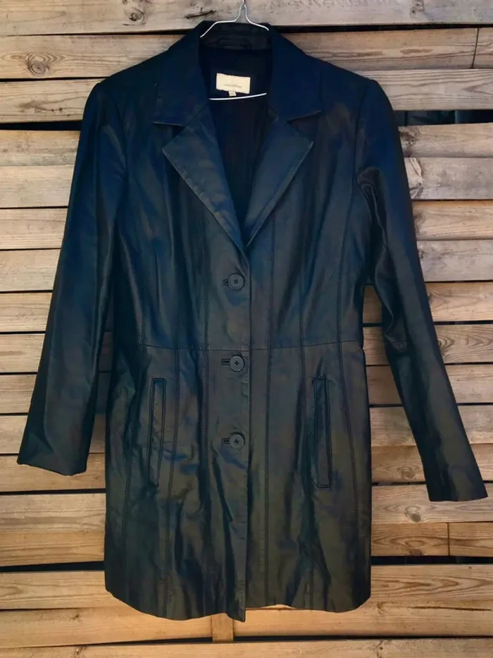 Veste en cuir d’agneau